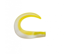 McTail Glide Tail 3-pack C16 Pearl White/Fl.Yellow