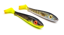 Real Series McRubber Jr 17 cm The hot one´s Pale Pike hot tail & Hot Eelpout