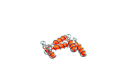 Instant Rattle 5 pack Fluo Orange