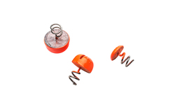Screw-in Dots Fl.Orange Lead 3-pack