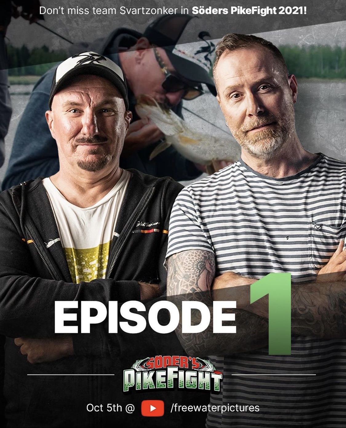 Följ Claes och Snoken när de kämpar i årets upplaga av Söders Pike Fight på Freewater Pictures Youtubekanal varje tisdag klockan 20:00.