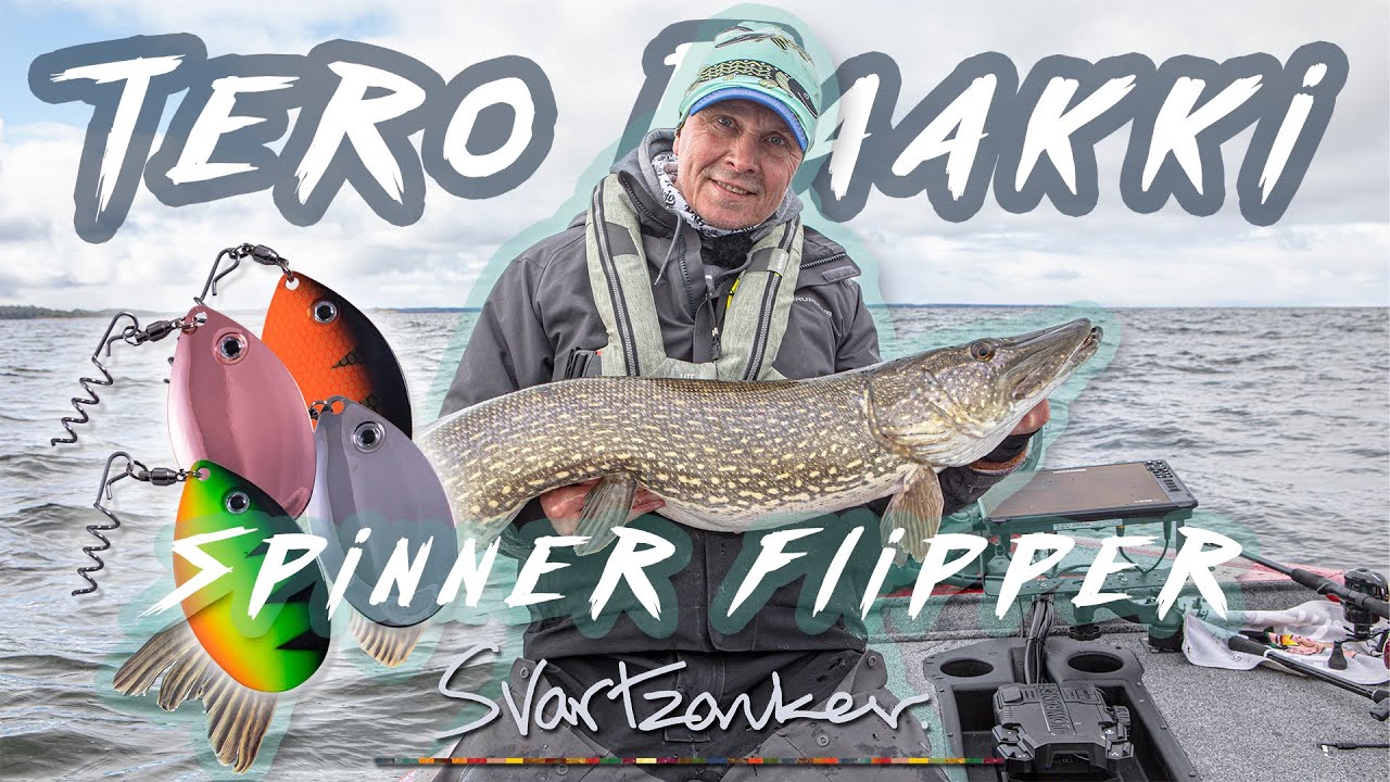 Big pikes can&rsquo;t resist the lure of the Spinner Flipper, designed by the certified pike wisperer from Team Svartzonker Sweden, Tero Paakki. If you enjoy films with big pike be sure to check out the one with Tero and Claes about the Spinner Flipper on Svartzonker&rsquo;s Youtube channel. 